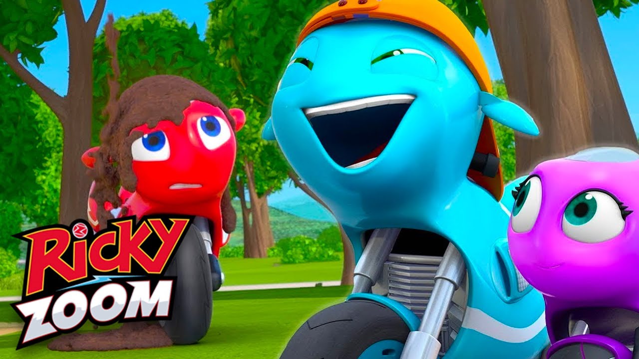 Besuch f&uuml;r Ricky ⚡️ Neue Freunde ⚡️ Motorrad Karikatur | Ricky Zoom Deutsch