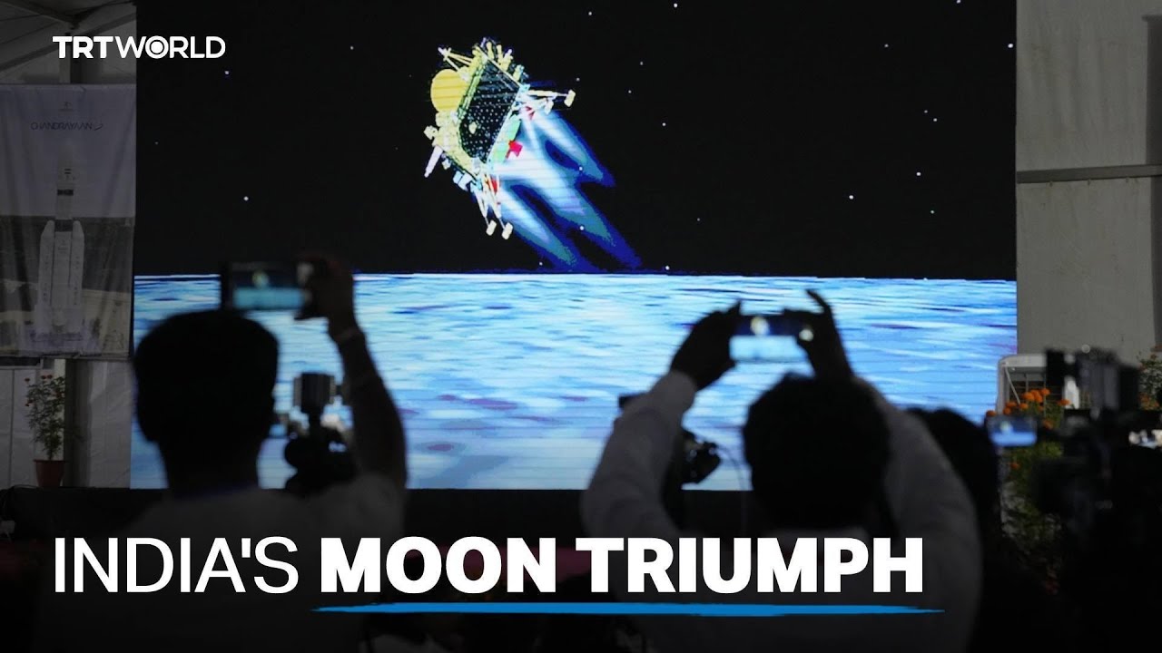 India lands spacecraft on Moon's south pole