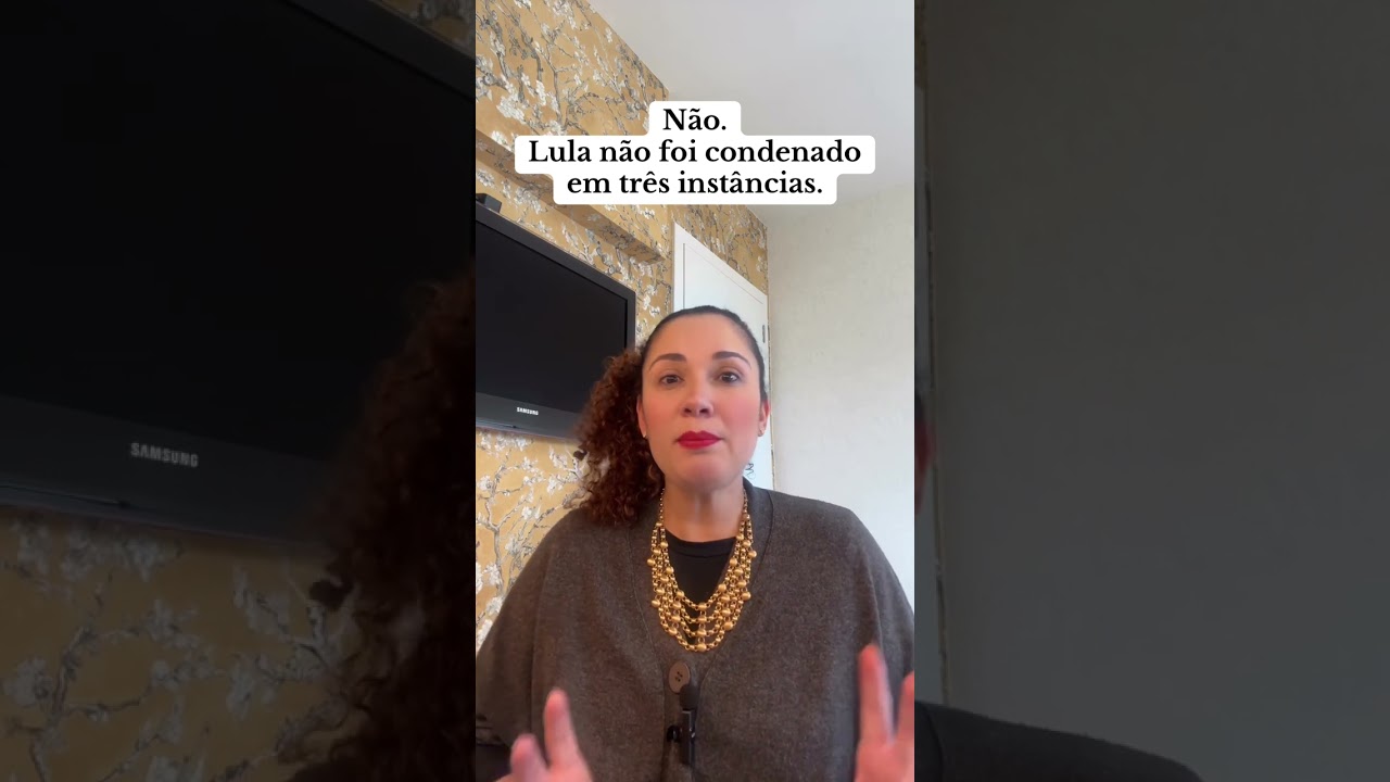 Lula n&atilde;o foi condenado em tr&ecirc;s inst&acirc;ncias