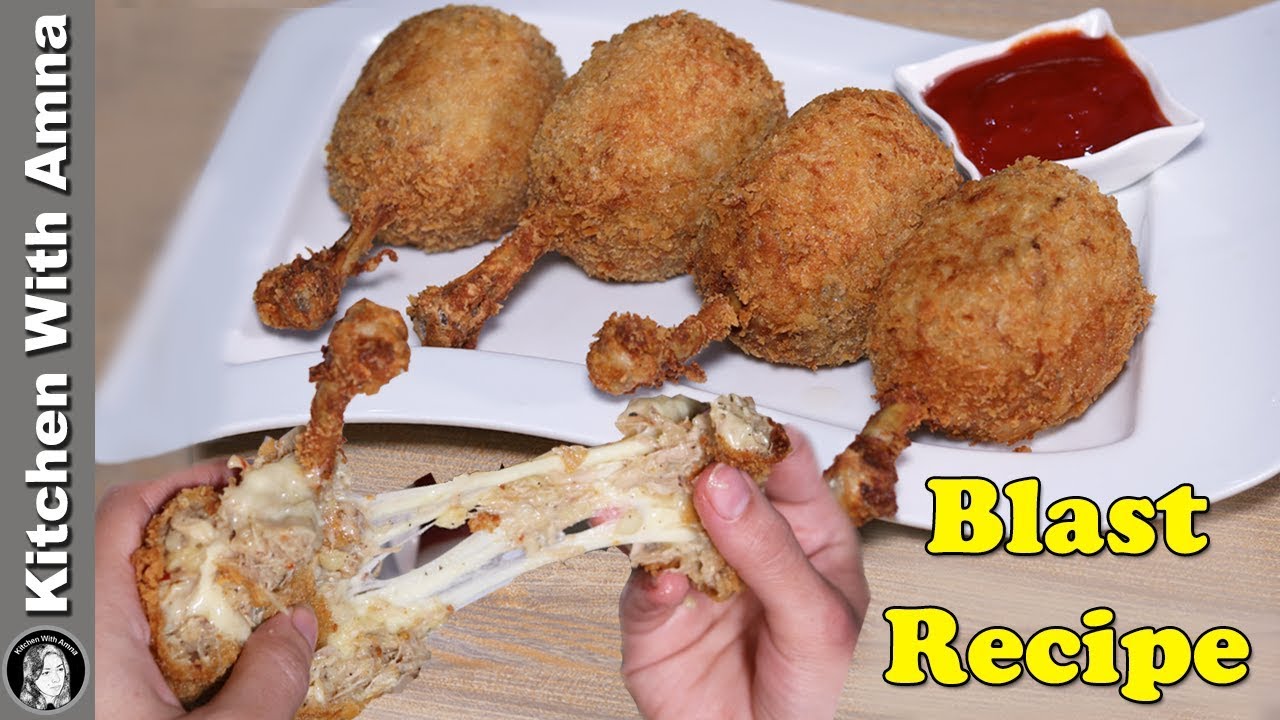 Cheesy Drumsticks | Amna's Styles Chicken Drumsticks Recipe | Kitchen With Amna