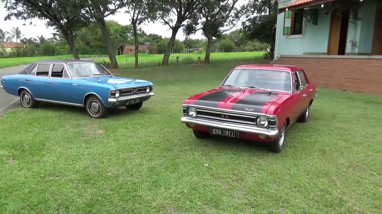 Os Opalas top de linha em 1971 : SS e Gran Luxo