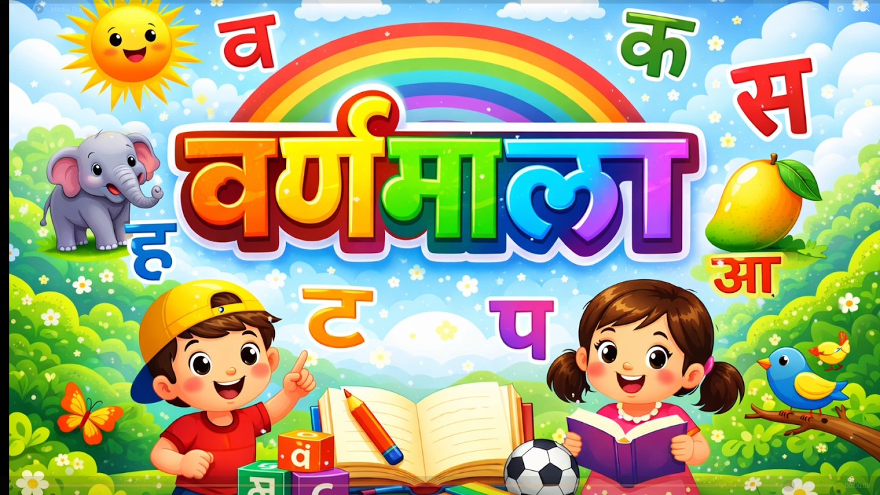 अ से अनार - Hindi Varnamala Geet | Fun Learning For Kids