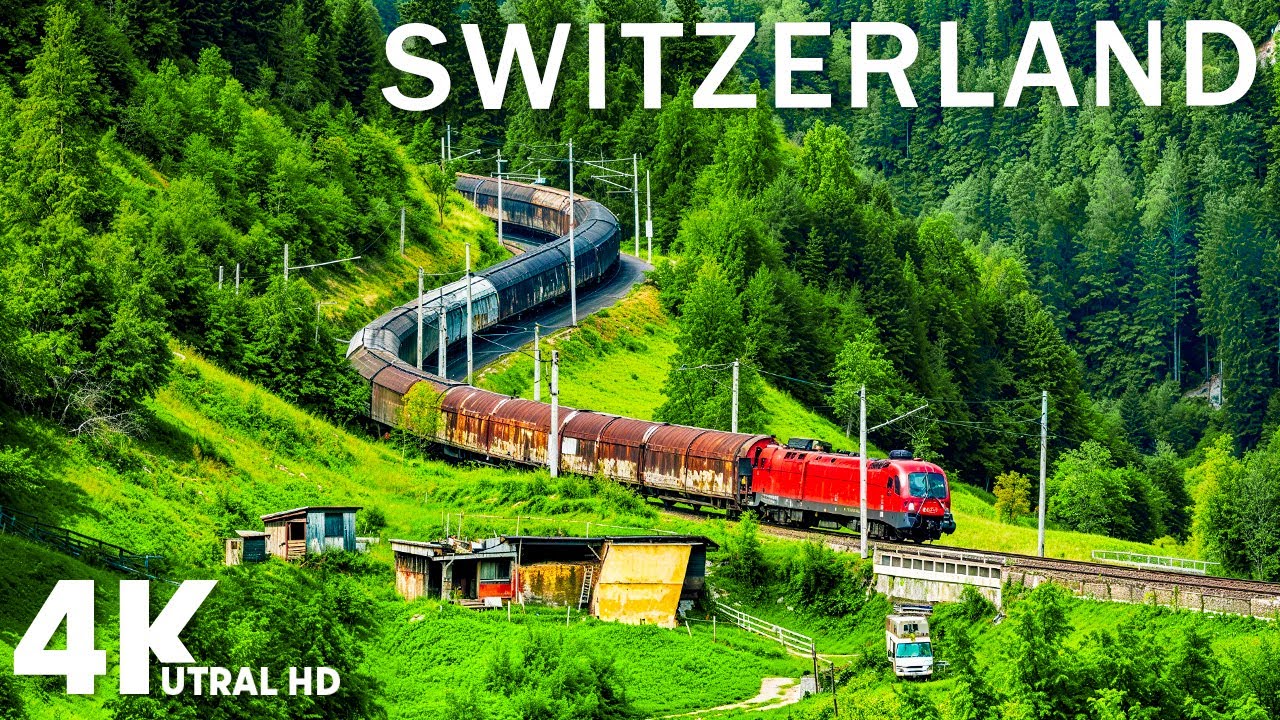 Switzerland 4K UHD – Scenic Relaxation Film with Relaxing Piano Music