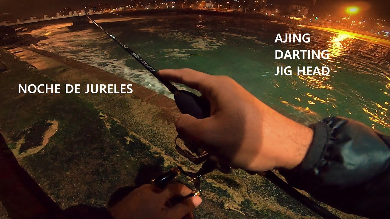 Ajing Pesca de jureles en balneario de Antofagasta chile darting