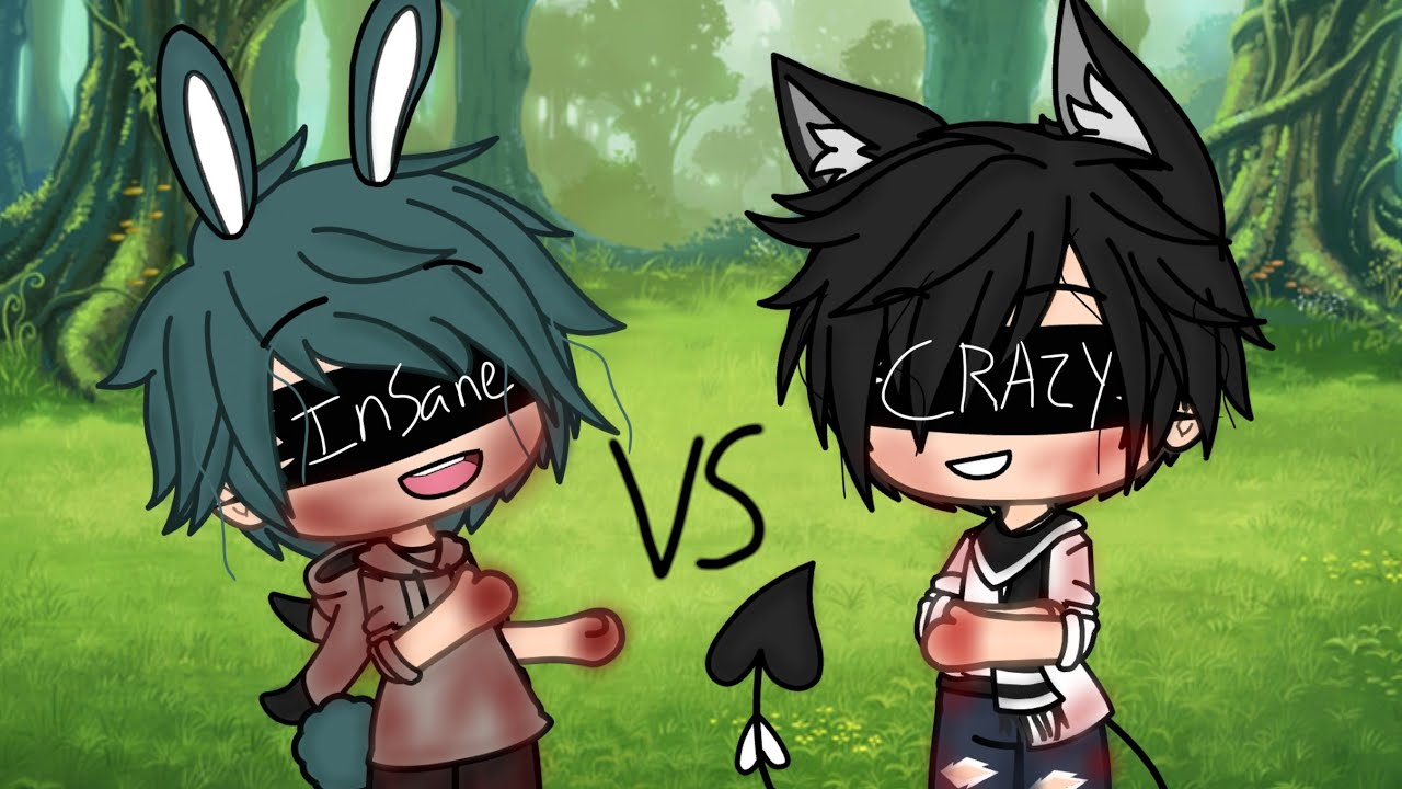 Insane vs Crazy || scary? Singing battle || GL