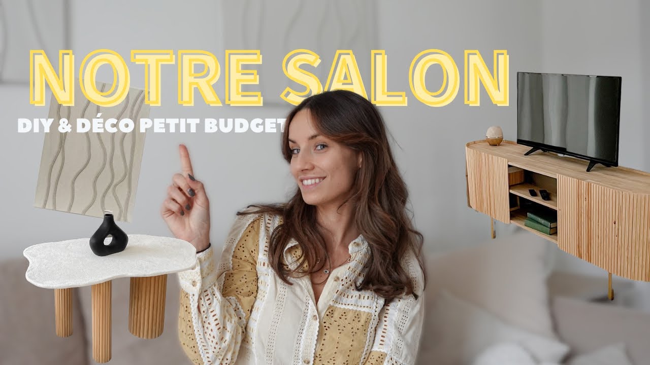 Notre salon : DIY, d&eacute;co & astuces petit budget 🔨🤑