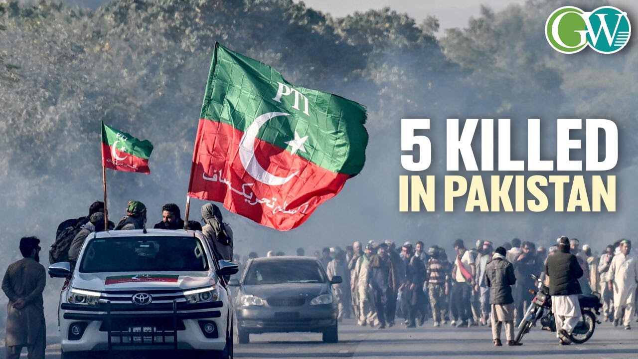 PAKISTAN: THOUSANDS MARCH TO ISLAMABAD; 5 KILLED