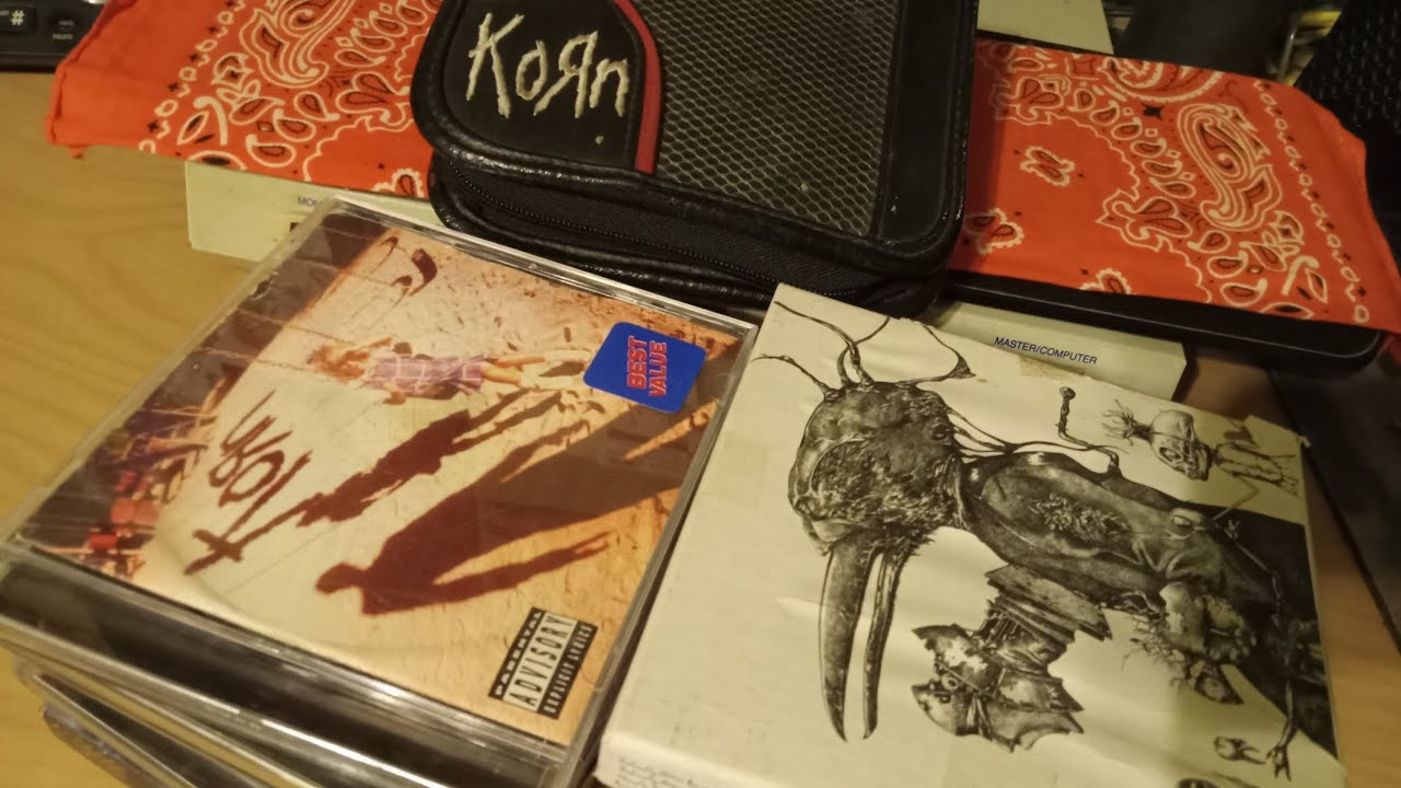My CD collection - Korn albums