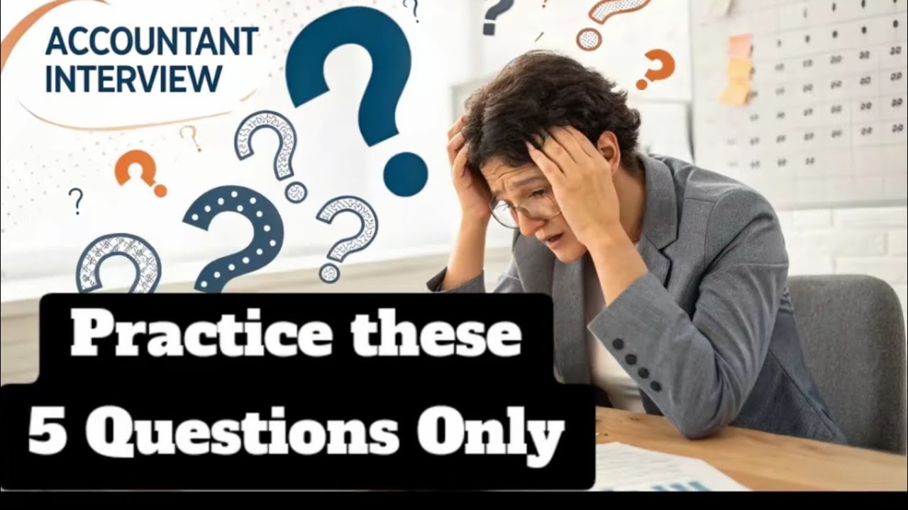 5 Accounting Interview Questions and Answers/ Top Accountant Interview Questions and Answers