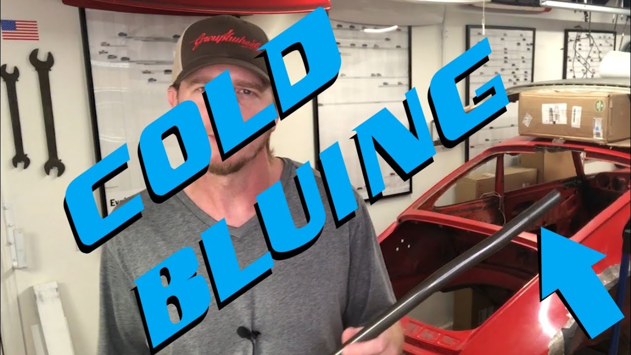 Cold bluing My Porsche 911 shift rod.