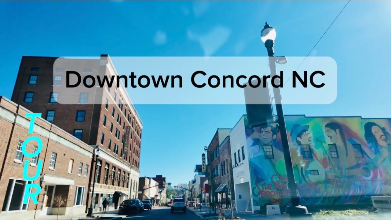 Concord NC | Downtown Driving Tour 2025 ✨#drivingtour #concordnc  #driving