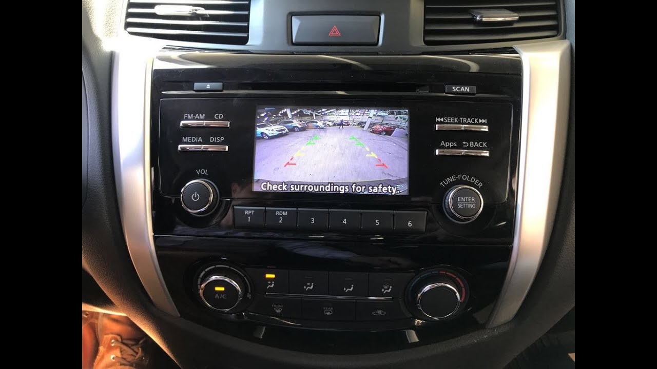 Instalación De Cámara Reversa Para Nissan Frontier NP300 Años 2016 2020