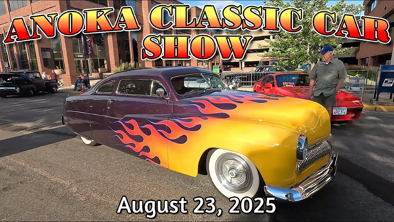 AWESOME CLASSIC CAR SHOW !! Anoka Classic Car Show 8 23 2025 - muscle cars - classic cars - trucks