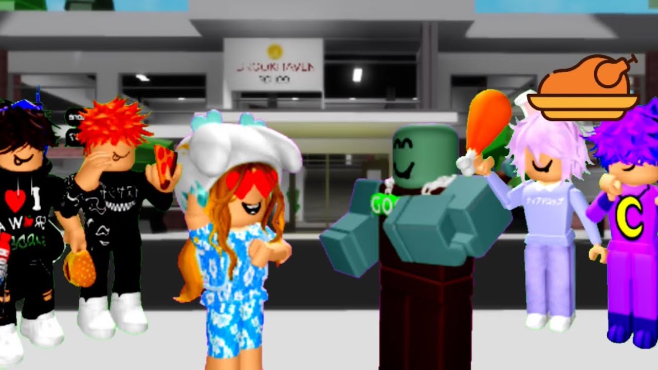 MIDDLE SCHOOL THANKSGIVING LOVE ROMUR|| Roblox Brookhaven Rp 🏡|| Funny Moments