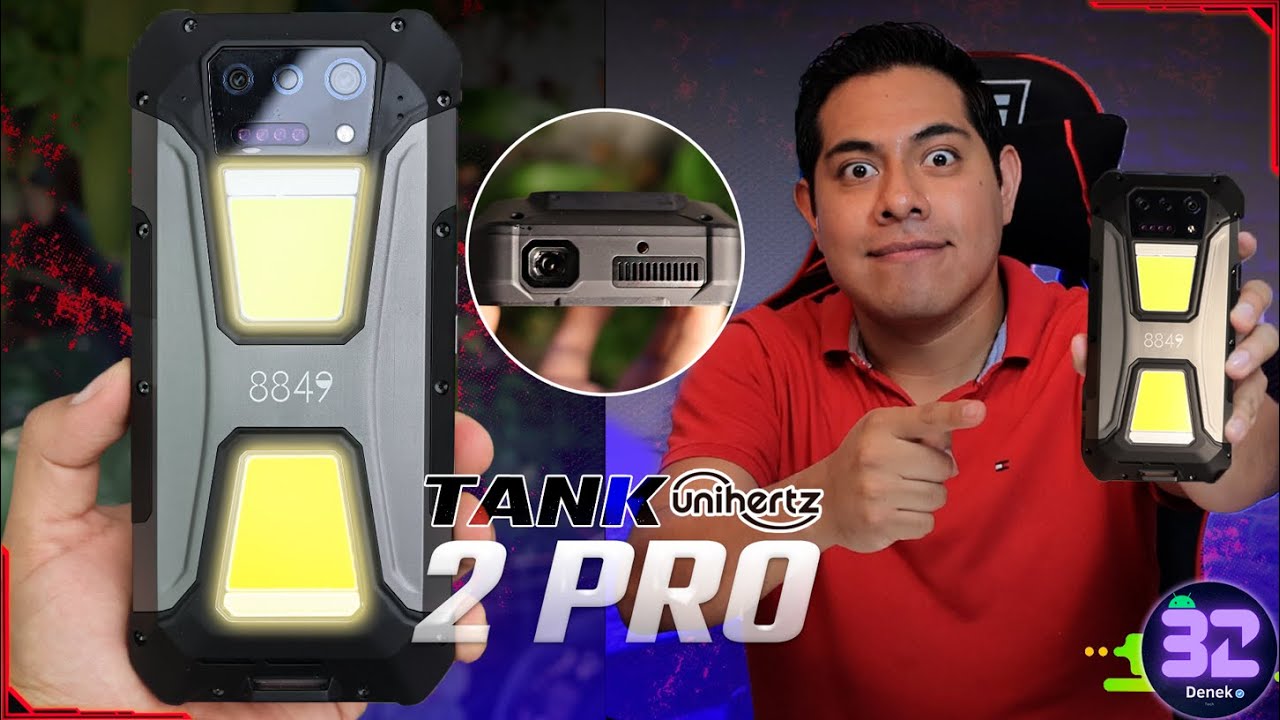 Un Teléfono TODO Terreno con Proyector | Unihertz TANK 2 PRO Review en español