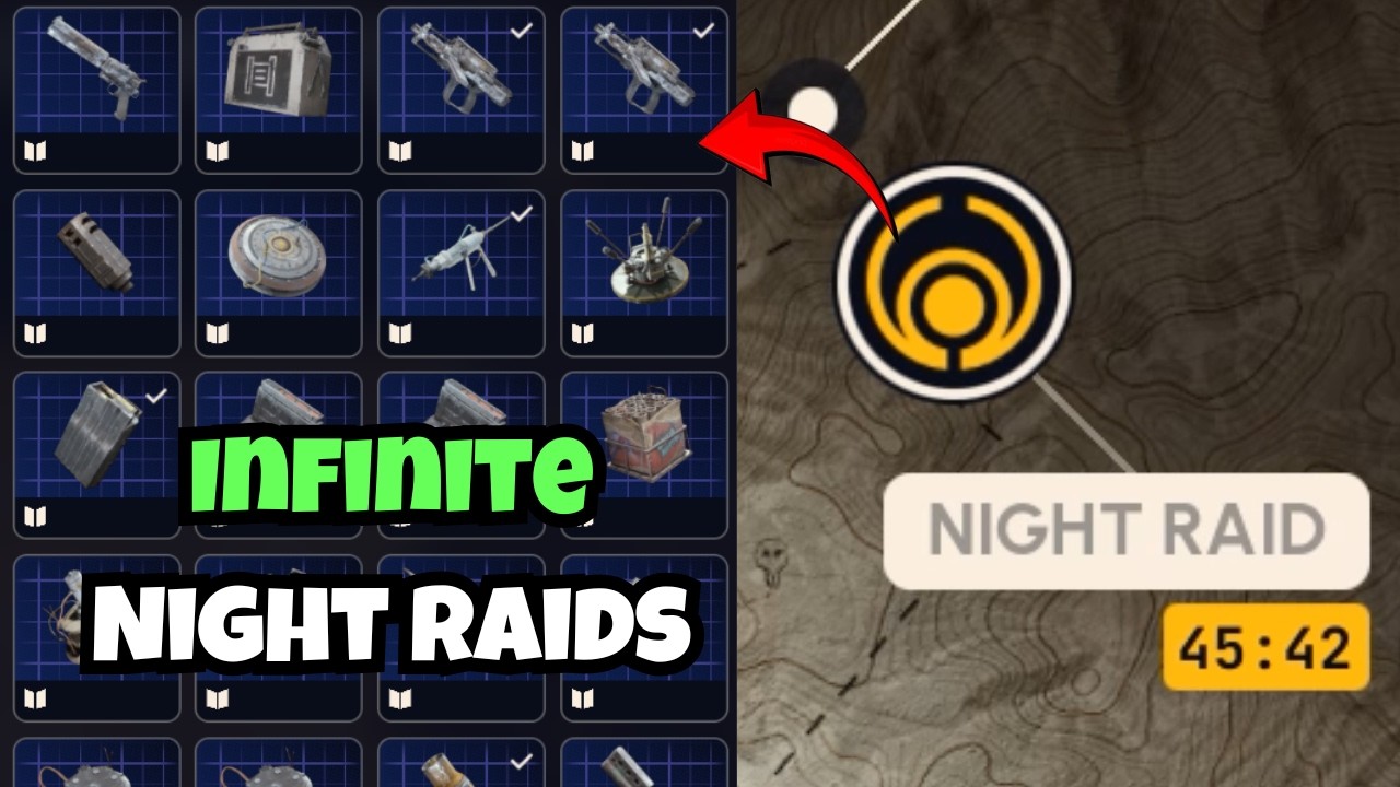 Infinite NIGHT RAID GLITCH In ARC RAIDERS (Play Night raids Forever)
