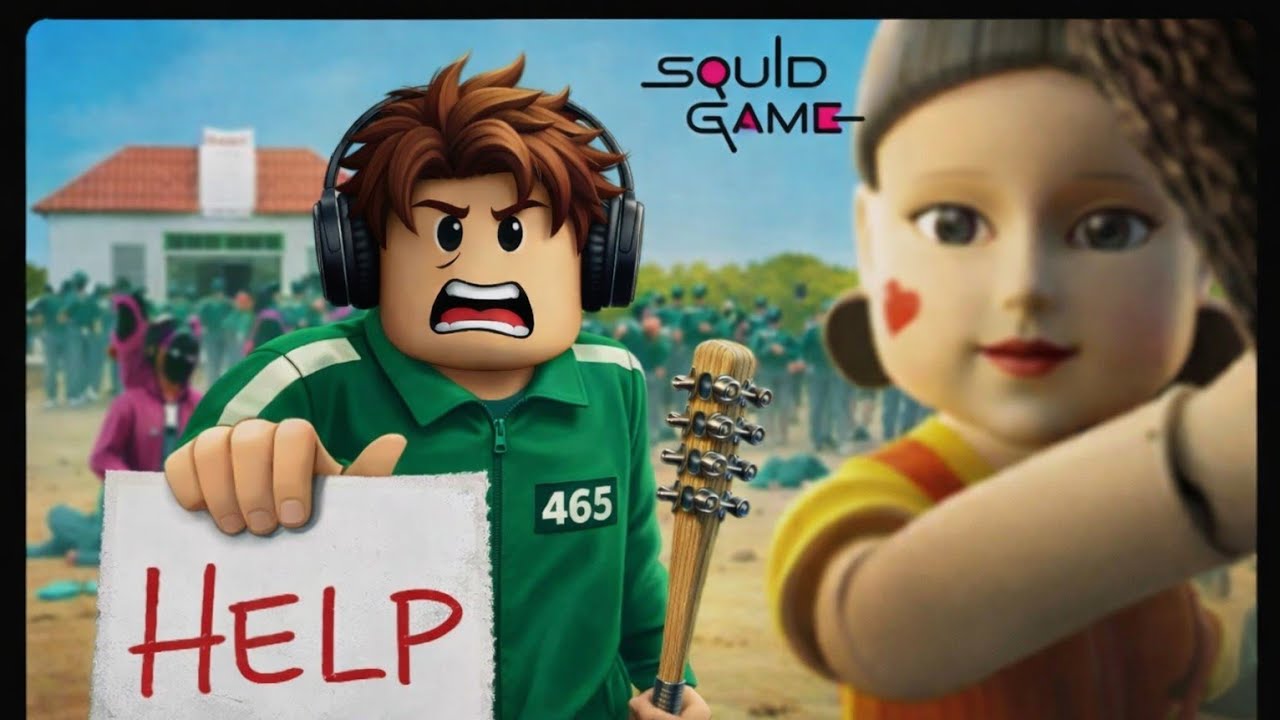 MY FIRST DAY IN SQUID GAME