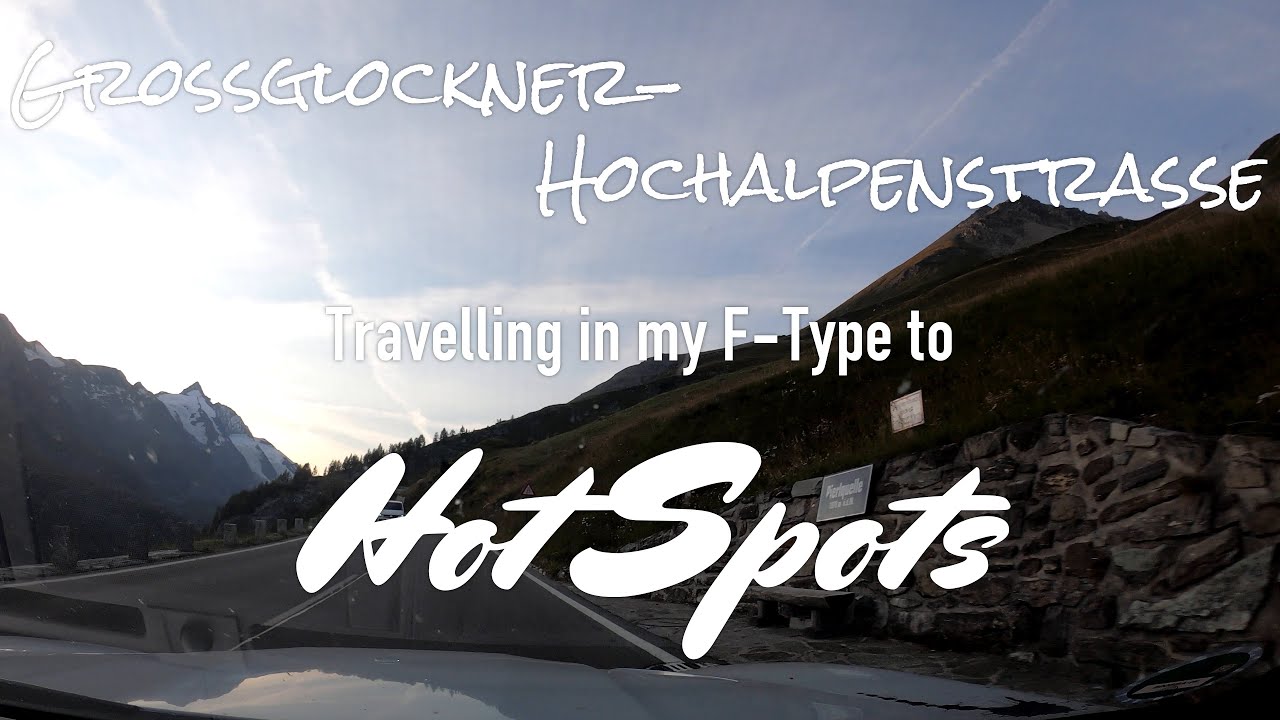 Grossglocker-Hochalpenstraße: Zur Kaiser-Franz-Josef-Höhe bei Sonnenuntergang (F-Type POV)