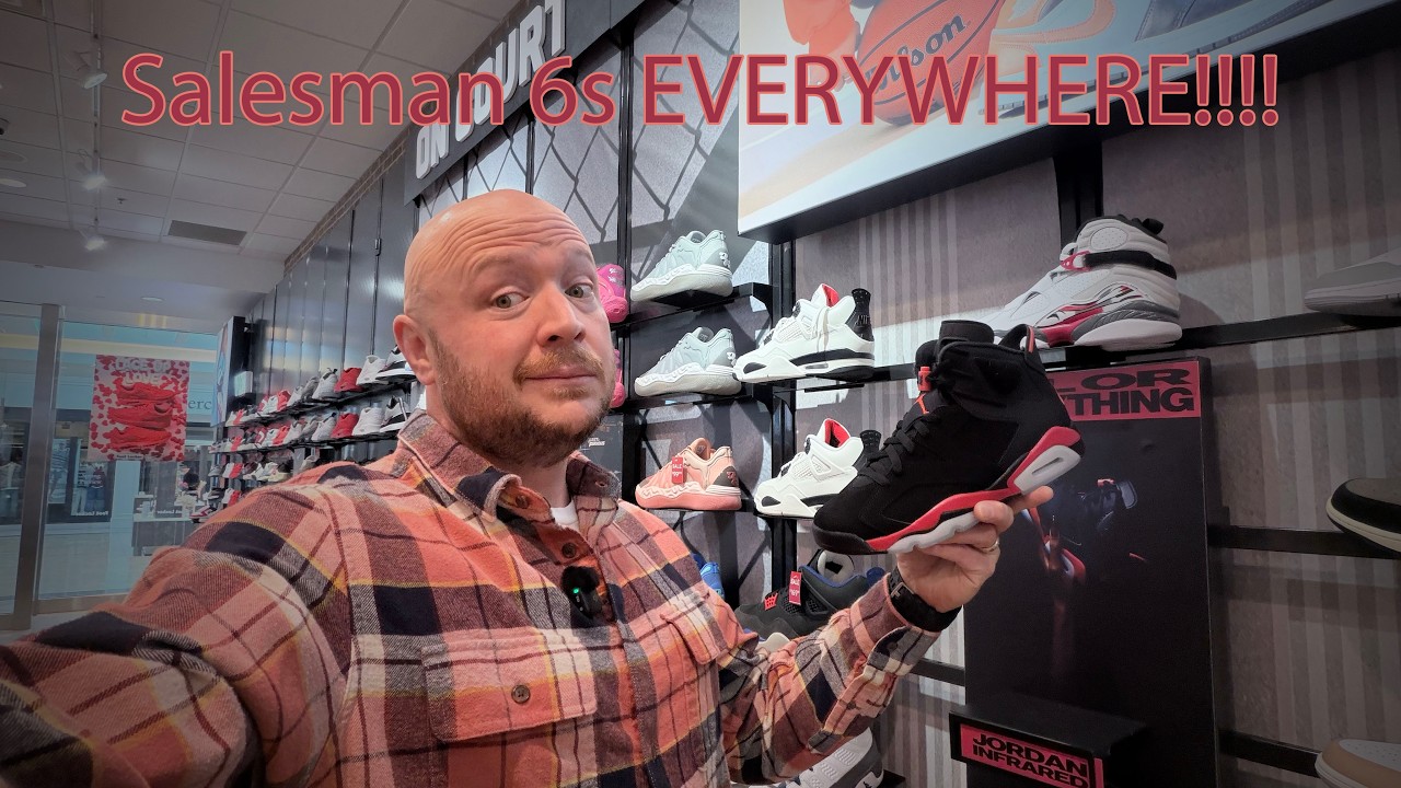 Are the Infrared Salesman 6s available at the mall TODAY??