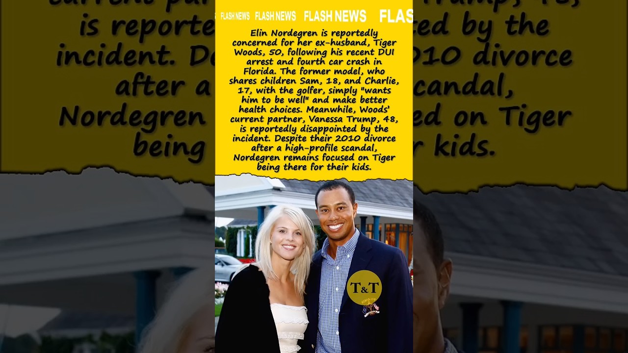 Tiger Woods&rsquo; Ex-Wife Elin Breaks Silence After Shocking DUI Arrest | #celebritynews #tigerwoods #dui