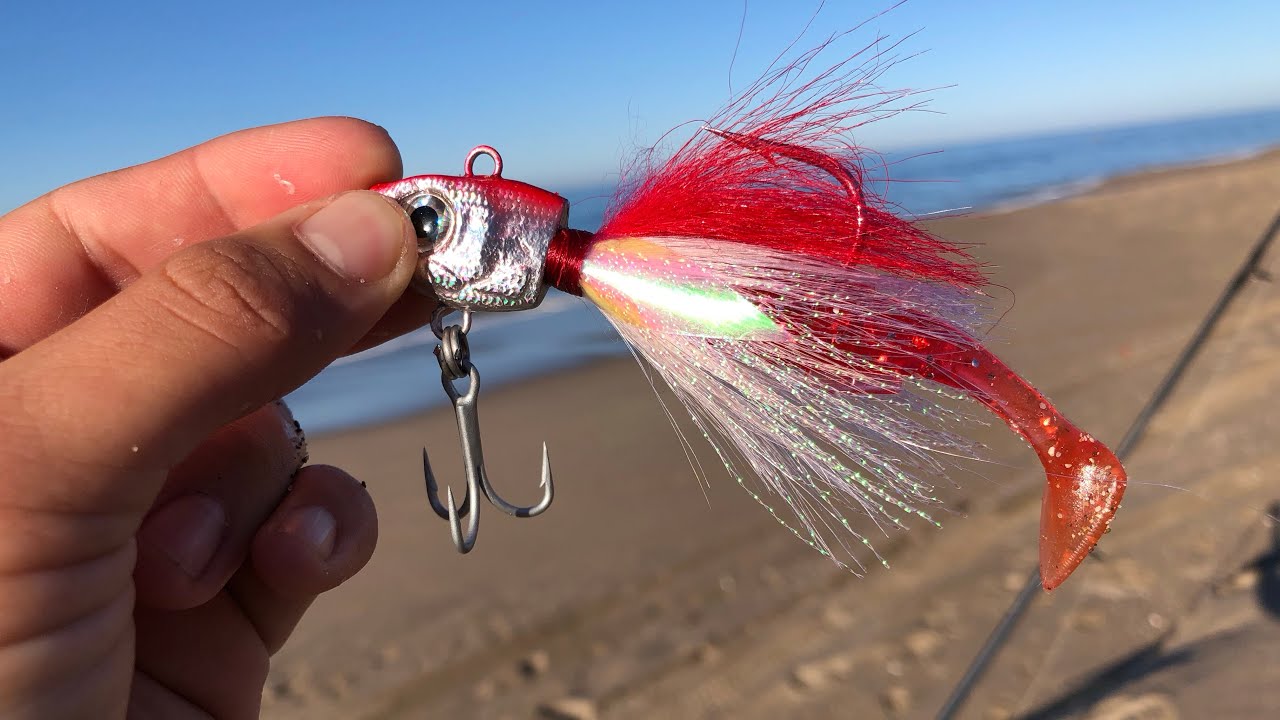 PESCA de CURVINA con PLUMERO// pesca de orilla// pesca de playa