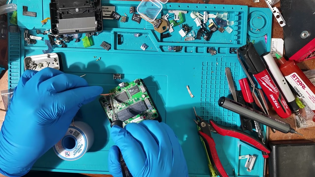 GBA SP USBC and audio jack installation PART 1 [BXDIY KIT]