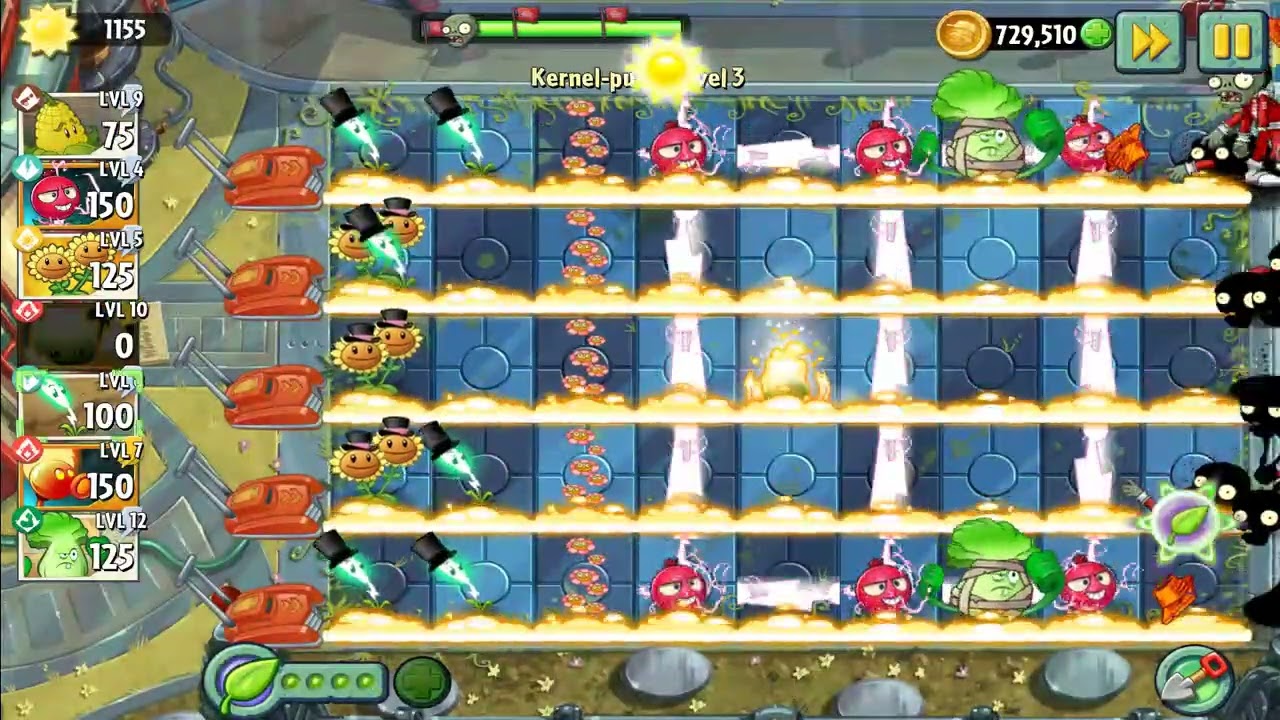 Plants vs. Zombies 2 (Android) | New Plant Nursery | Kernel-pult