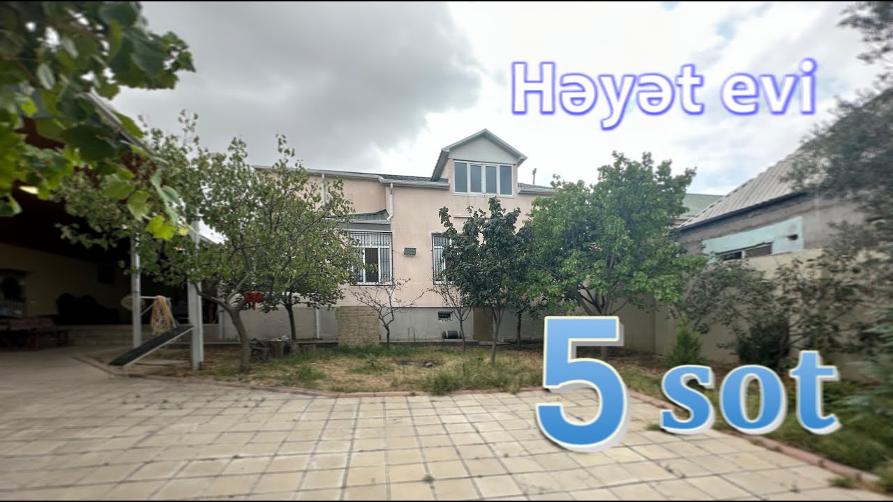 Xırdalanda 3 otaqlı həyət evi 5 sot | Qiymət 130 000 manat |  Ətraflı məlumat üçün☎️(055 244 66 65)