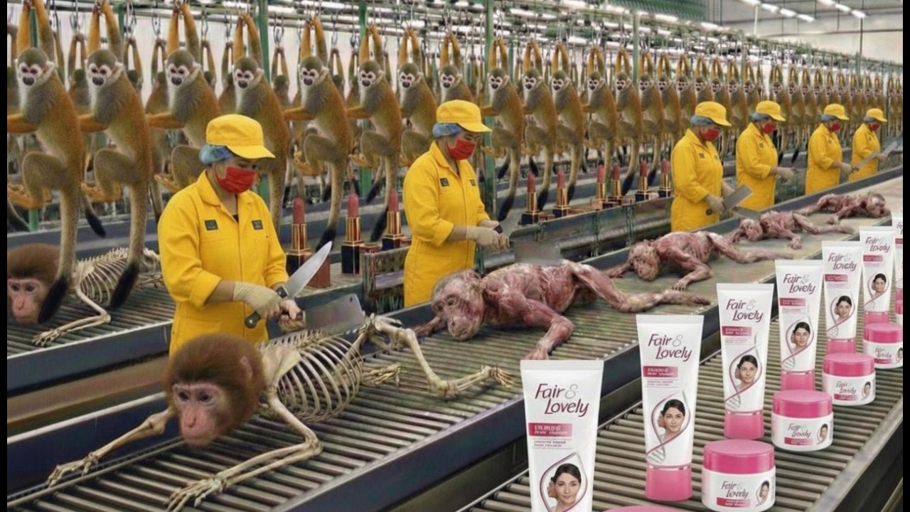 Inside the Monkey Fat Luxury Factory | Raw Material to Premium Women’s Fair'& Lovely Cream Process