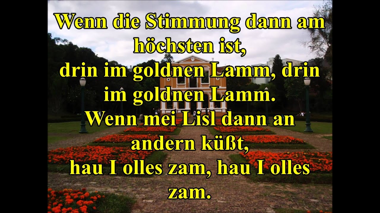Schützenliesl   Franzl Lang Letra