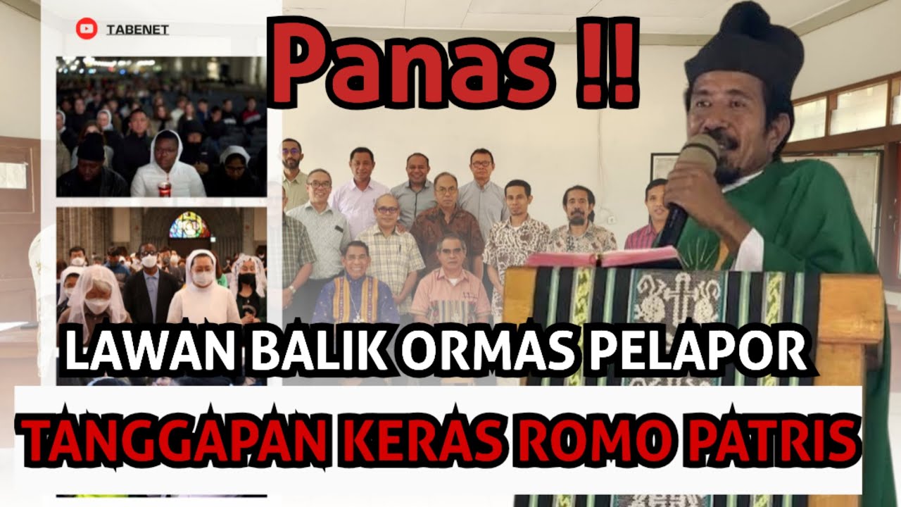Ormas Laporkan Romo Patris, Ini Tanggapan Tegas Sang Imam!