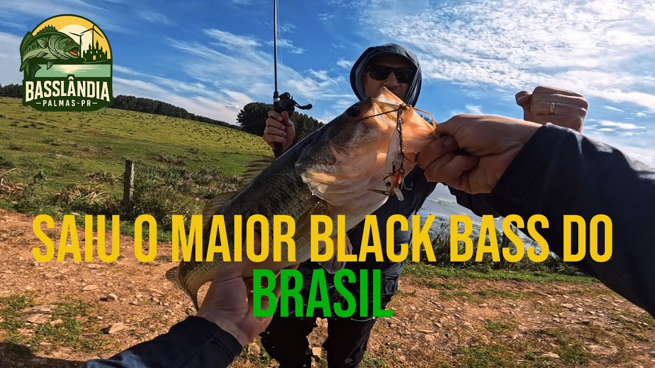 EP.1 BASSLÂNDIA - Você não vai acreditar no tamanho desse BLACK BASS! (Recorde Brasileiro 57cm)