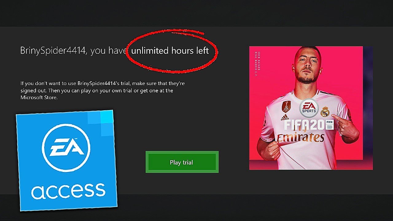 UNLIMITED FIFA 20 EA ACCESS GLITCH! *100% WORKING*