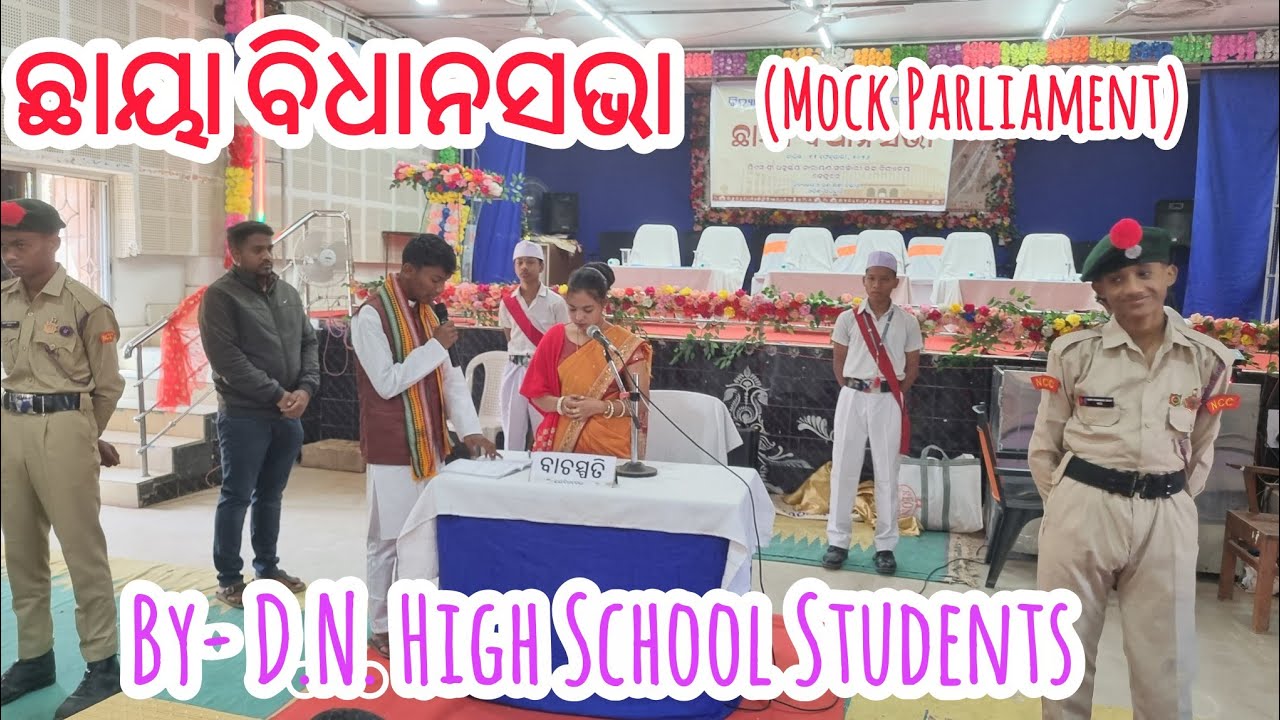 Mock Parliament by D.N.H/S students #dnhighschool #mockparliament #chhayabidhansabha #dnhs