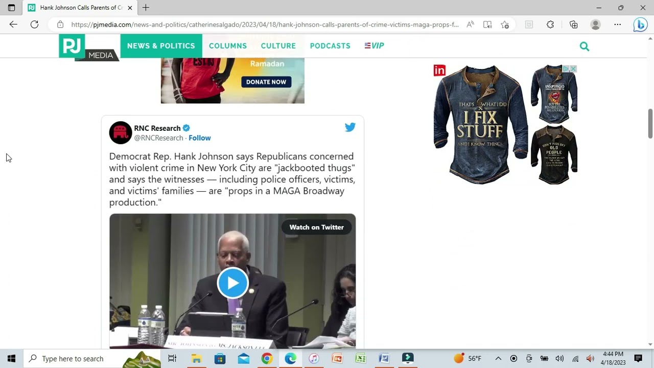 Hank Johnson One of the Dumbest - and Heartless - Congresspeople Alive