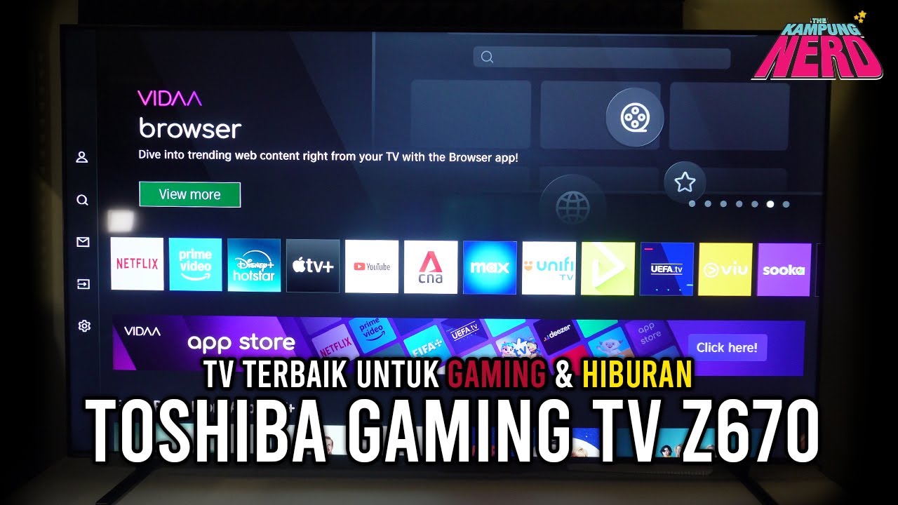 TV Serba Lengkap Untuk Hiburan Dan Gaming - Toshiba Z670