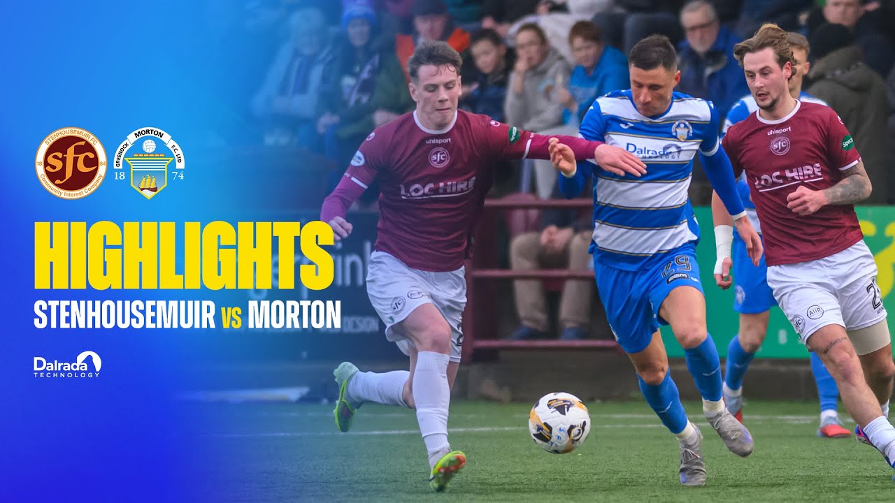 Stenhousemuir vs Greenock Morton | Scottish Cup Fourth Round | 17/01/26