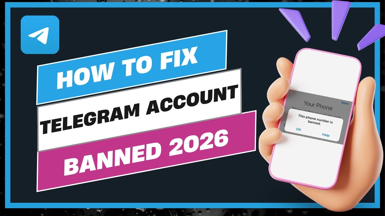 How To Fix Telegram Account Banned 2026 !