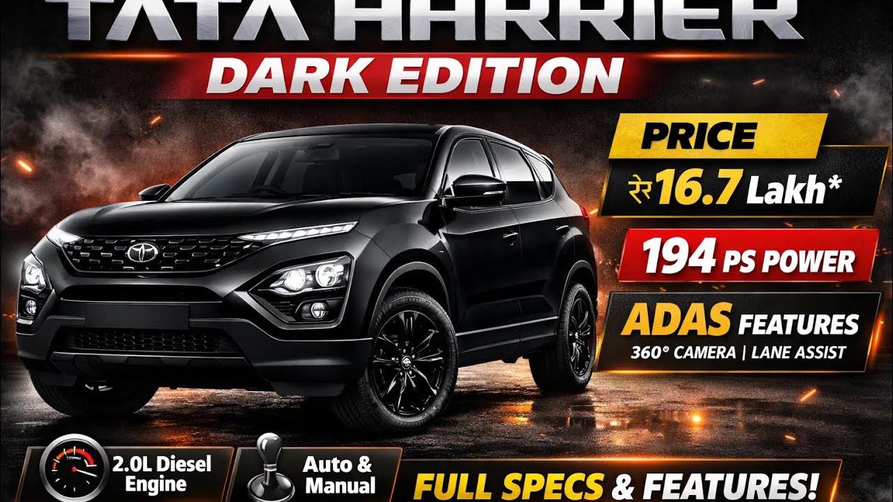 #tata #harrier #dark #edition Price Looks Features Specifications and Driving Comfort
