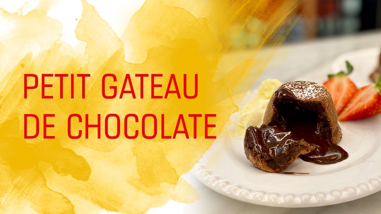 Petit gateau de chocolate