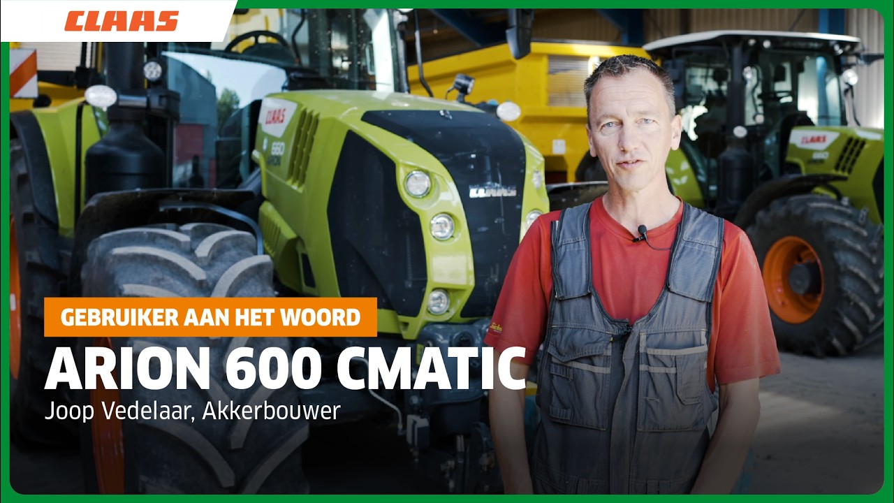 klantreview van Joop Vedelaar - CLAAS ARION 600 CMATIC