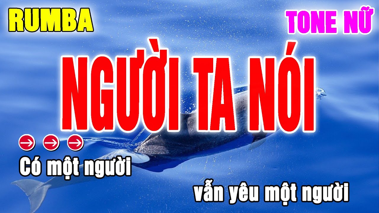 Karaoke Người Ta Nói Rumba Tone Nữ - Beat Thanh Hà