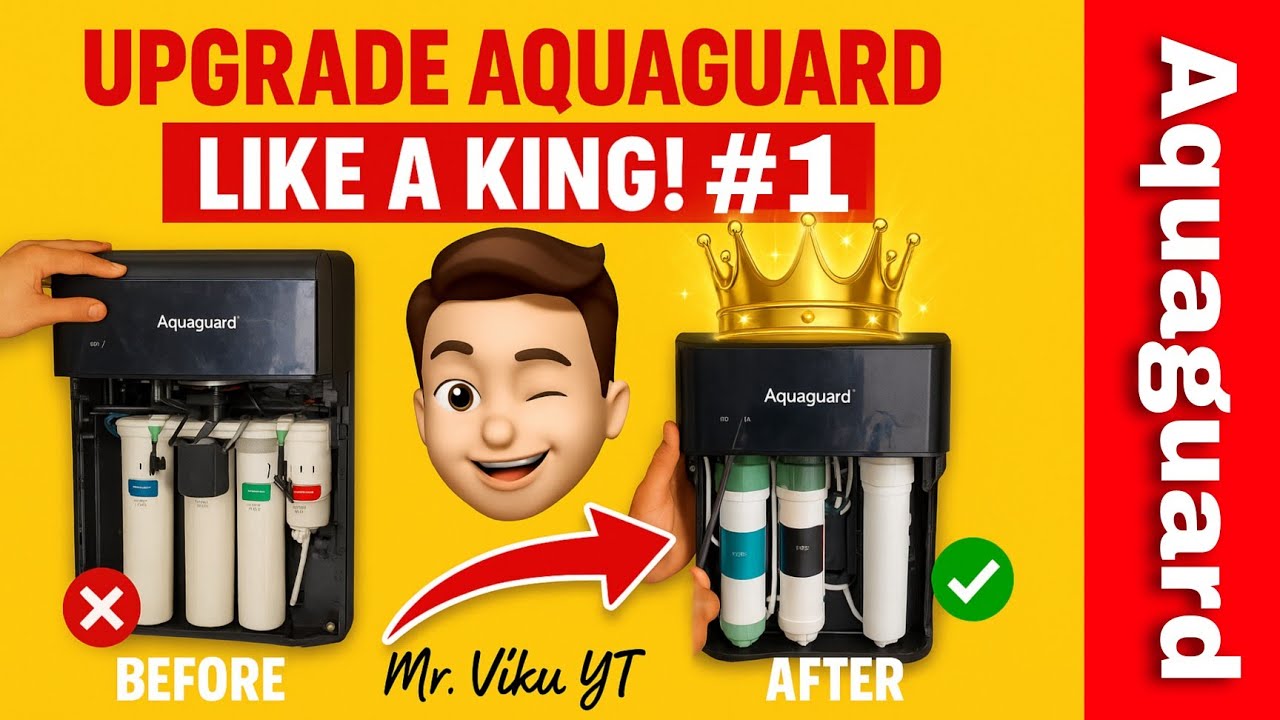 Aquaguard Eden Filter Hack - Chip Bypass करके कोई भी Filter लगाएं! - Mr. Viku Professional तरीका