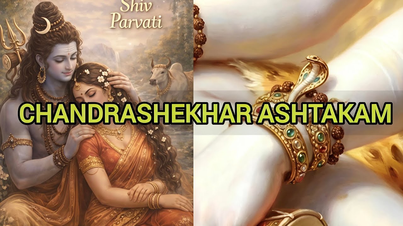 चन्द्रशेखराष्टकम् || Chandrashekhara Ashtakam ||@rajashree2911 
