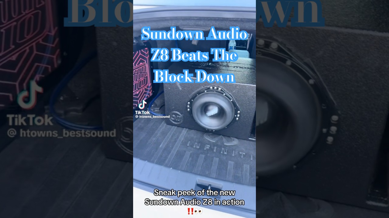 Sundown Audio Z8 putting in work #sundownaudio #audiospeaker #subwoofer
