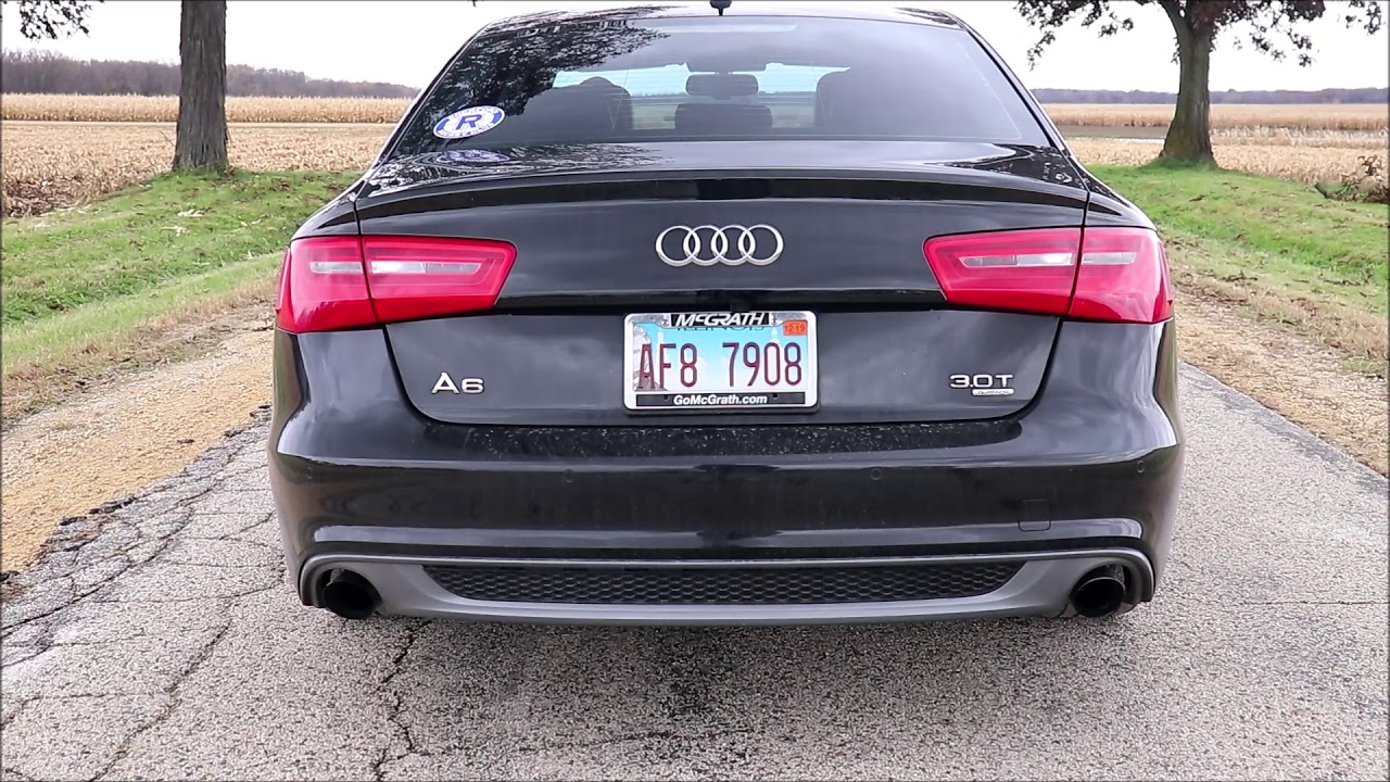 Audi A6 C7 3.0 TFSI Muffler Delete