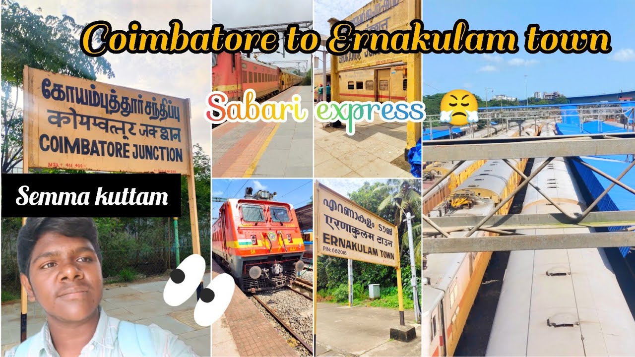 🚂Sabari express travel| Coimbatore to Ernakulam|Train vlog| Tamil|Explore with Arkesh
