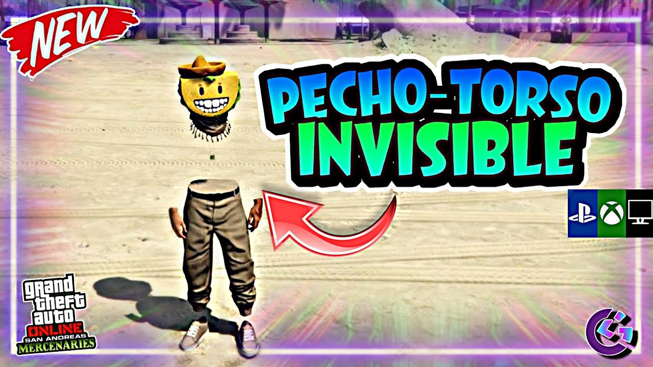| NEW | COMO TENER PECHO/TORSO INVISIBLE | SIN PERDER CONJUNTOS | PERMANENTE | GTA ONLINE |  PS4/PS5
