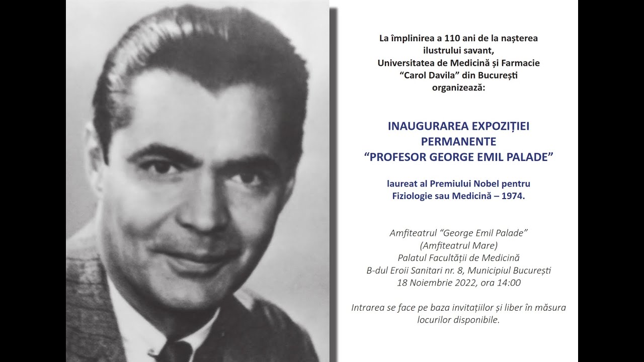Inaugurare Expozitie George Emil Palade
