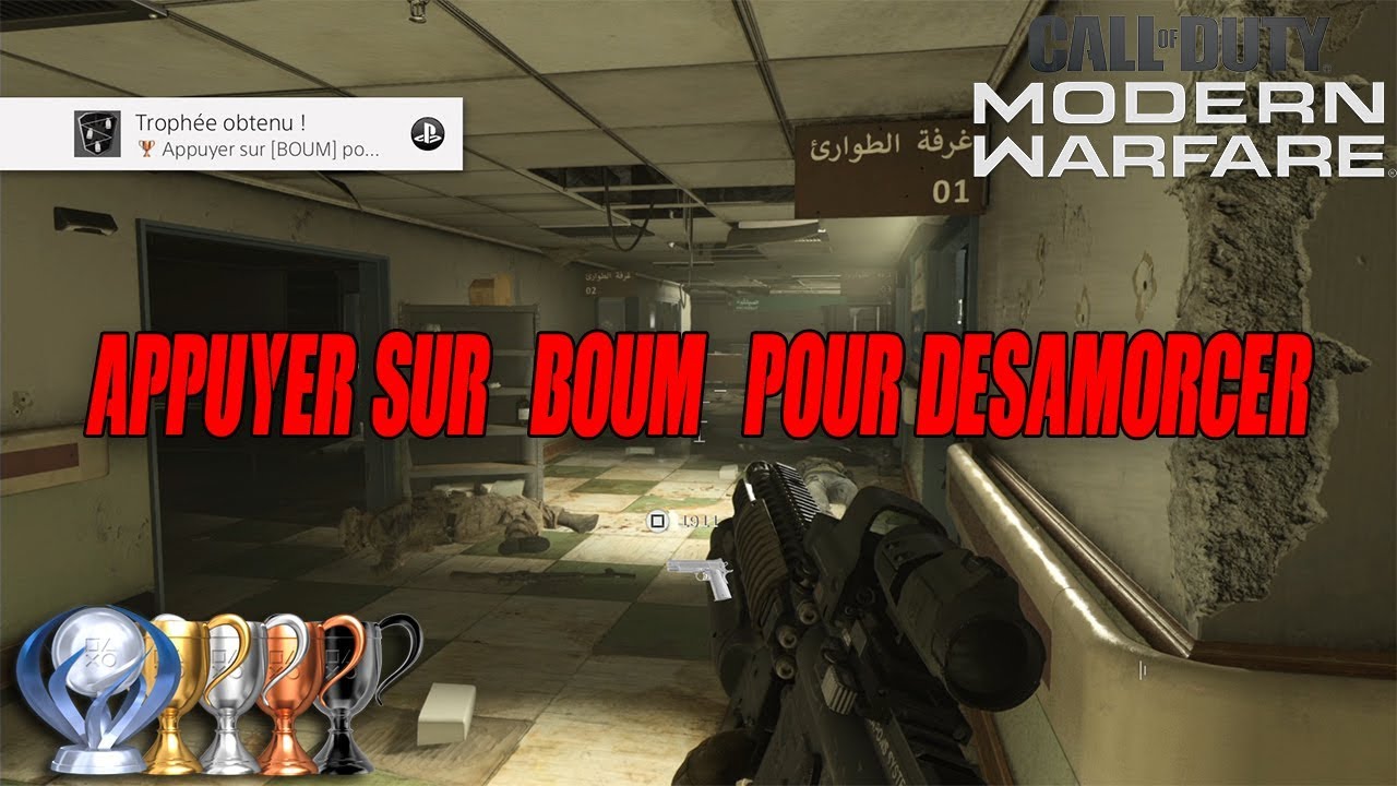 Trophée Appuyer sur [BOUM] pour désamorcer  : Call of Duty Modern Warfare (2019)
